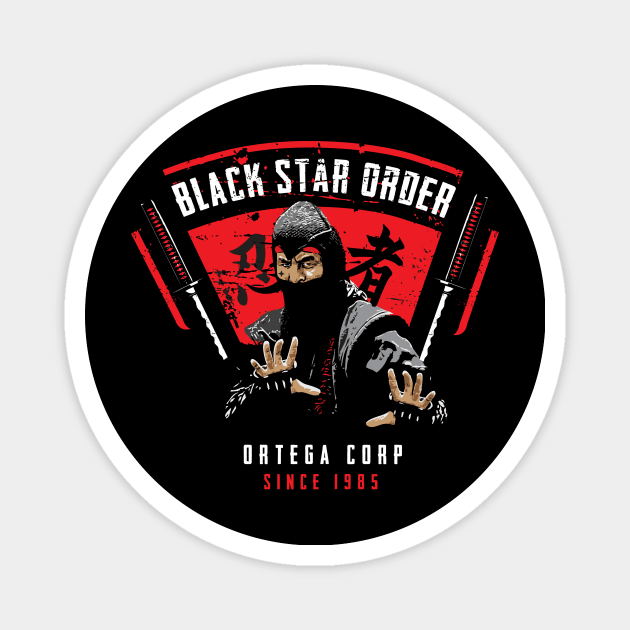 Black Star Order Tee Magnet by goderslim